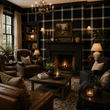 Load image into Gallery viewer, Callaby Terrace Black and White Plaid Peel and Stick and Traditional Wallpaper

