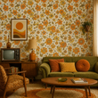 Load image into Gallery viewer, Arlette Vintage Boho Floral Peel and Stick and Traditional Wallpaper
