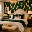 Load image into Gallery viewer, Peace Lilies Victorian Floral Peel and Stick and Traditional Wallpaper
