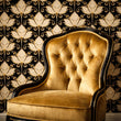 Load image into Gallery viewer, Lilith Fair Vintage Floral Art Deco Peel and Stick and Traditional Wallpaper
