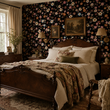 Load image into Gallery viewer, Kilda's Gardens Dark Floral Chintz Peel and Stick and Traditional Wallpaper
