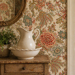 Load image into Gallery viewer, Queen Isabella Way Vintage Floral Peel and Stick and Traditional Wallpaper
