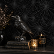Load image into Gallery viewer, Web Row Halloween Inspired Spider Web Peel and Stick and Traditional Wallpaper

