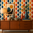 Load image into Gallery viewer, Corbin Bold Mid-Century Modern Peel and Stick and Traditional Wallpaper
