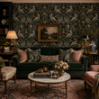Load image into Gallery viewer, Nettleton Court Art Nouveau Victorian Peel and Stick and Traditional Wallpaper
