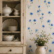 Load image into Gallery viewer, Serina Vintage Blue Floral Cottage Peel and Stick and Traditional Wallpaper
