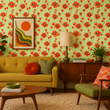 Load image into Gallery viewer, Maisy Bold Vintage Bold Retro Floral Peel and Stick and Traditional Wallpaper
