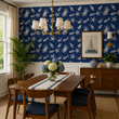 Load image into Gallery viewer, Blue Sea Life Nautical Crab, Fish and Starfish Peel and Stick and Traditional Wallpaper
