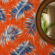Load image into Gallery viewer, Villa Abstract Bold Tropical Palm Leaves Peel and Stick and Traditional Wallpaper

