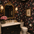 Load image into Gallery viewer, Addilyn Moody Dark Flower Garden Peel and Stick and Traditional Wallpaper
