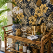 Load image into Gallery viewer, Tintagel Gardens Tropical Floral Peel and Stick and Traditional Wallpaper
