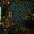 Load image into Gallery viewer, Alyth Gardens Moody Victorian Peacock Peel and Stick and Traditional Wallpaper
