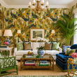 Load image into Gallery viewer, Ashburnham Mews Victorian Peacock Baroque Peel and Stick and Traditional Wallpaper
