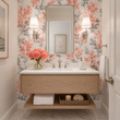 Load image into Gallery viewer, Coral Cove Botanical Tropical Watercolor Peel and Stick and Traditional Wallpaper

