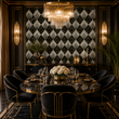 Load image into Gallery viewer, Evelyn Marble Geometric Art Deco Peel and Stick and Traditional Wallpaper

