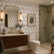 Load image into Gallery viewer, Alton Street Geometric Mid-Century Modern Peel and Stick and Traditional Wallpaper
