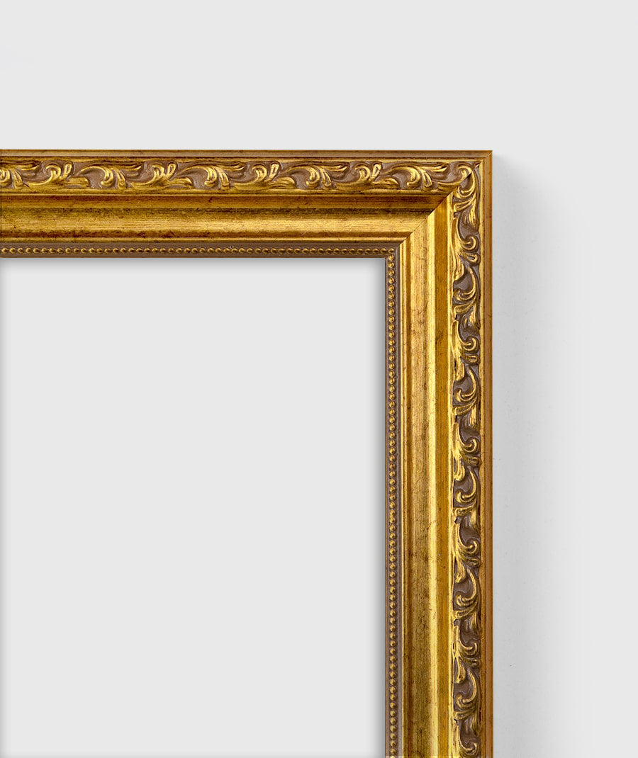 Gold Wood Vintage Wall Frame