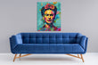 Load image into Gallery viewer, Portrait of Frida Kahlo Painting Wall Art Print
