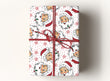 Load image into Gallery viewer, Vintage Retro Santa Premium Gift Wrapping Paper
