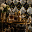 Load image into Gallery viewer, Evelyn Marble Geometric Art Deco Peel and Stick and Traditional Wallpaper
