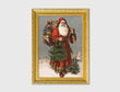 Load image into Gallery viewer, Vintage Santa Clause Wall Art Print
