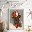 Load image into Gallery viewer, Vintage Santa Clause Wall Art Print
