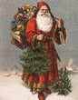 Load image into Gallery viewer, Vintage Santa Clause Wall Art Print
