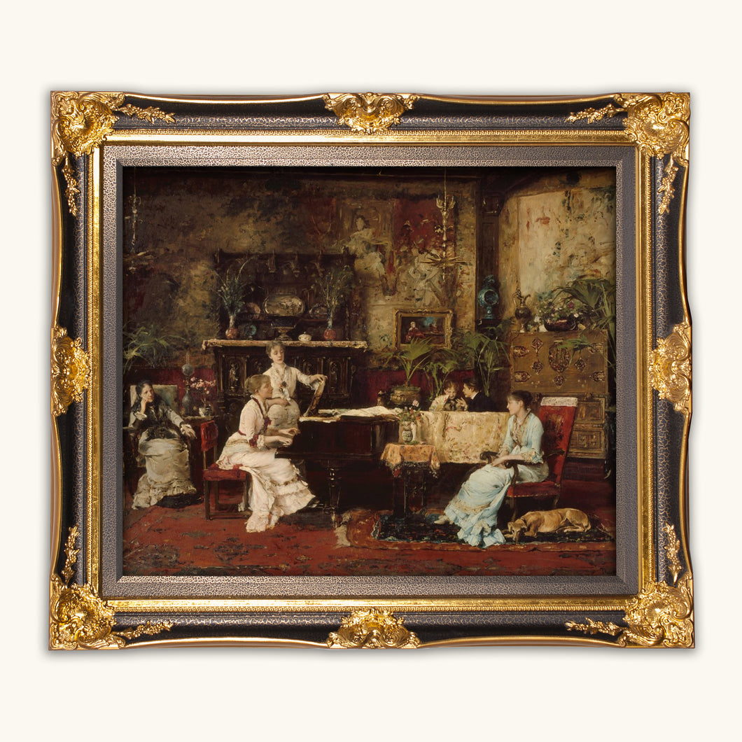 The Music Room by Mihaly Munkacsy, circa 1878