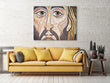 Load image into Gallery viewer, Jesus Mosaic Contemporary Wall Art Print
