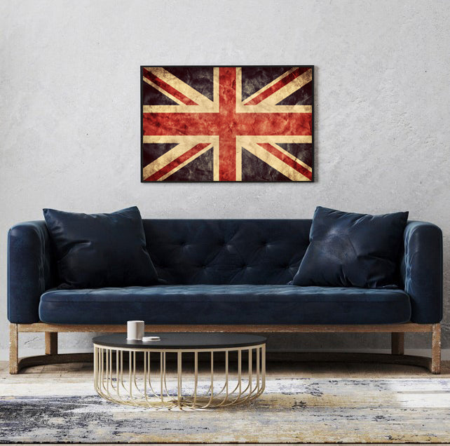 Vintage London Flag Wall Art Print