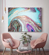 Load image into Gallery viewer, Agate Marbled Abstract Wall Art Print

