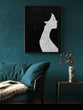 Load image into Gallery viewer, Modern Profile of a Woman Wall Art Print
