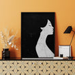 Load image into Gallery viewer, Modern Profile of a Woman Wall Art Print
