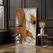 Load image into Gallery viewer, Abstract Brown and Black Modern Wall Art Print
