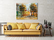 Load image into Gallery viewer, Contemporary Painting of a Village Wall Art Print
