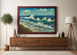 Load image into Gallery viewer, Island Beach Waves Painting Wall Art Print
