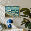 Load image into Gallery viewer, Island Beach Waves Painting Wall Art Print

