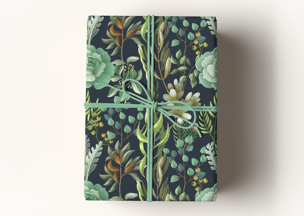 Anatola Road Succulent Premium Gift Wrapping Paper