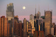 Load image into Gallery viewer, Moody Sunset City Skyline Wall Art Print
