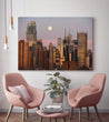 Load image into Gallery viewer, Moody Sunset City Skyline Wall Art Print
