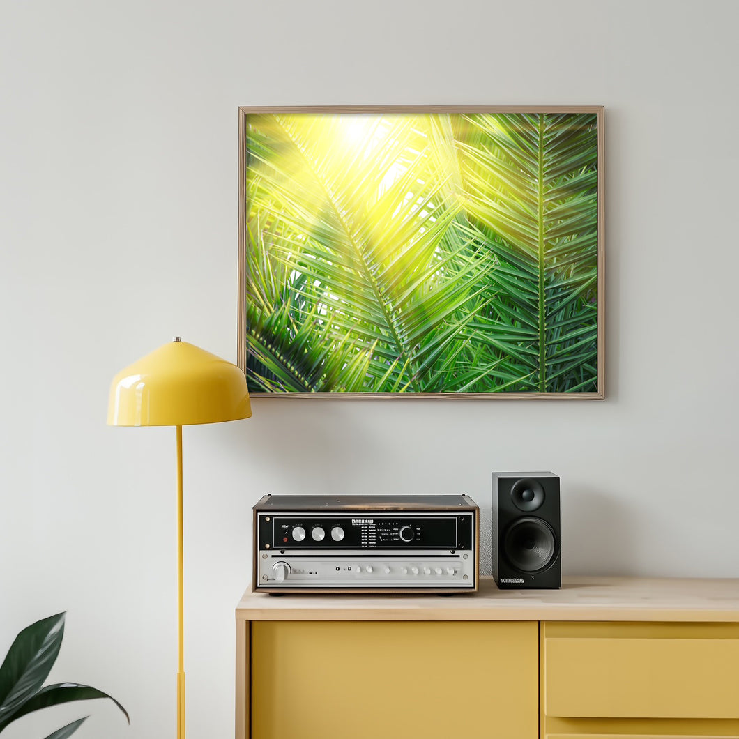 Tropical Fern Photograph Wall Art Print