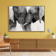 Load image into Gallery viewer, Majestic Elephants Embracing Photograph Wall Art Print
