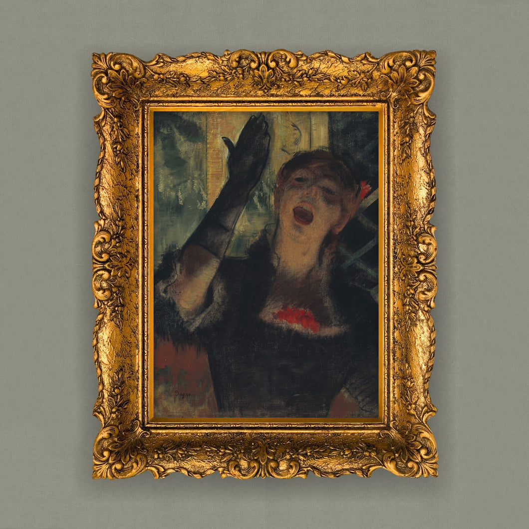 Cafe Singer, by Edgar Degas, circa 1879