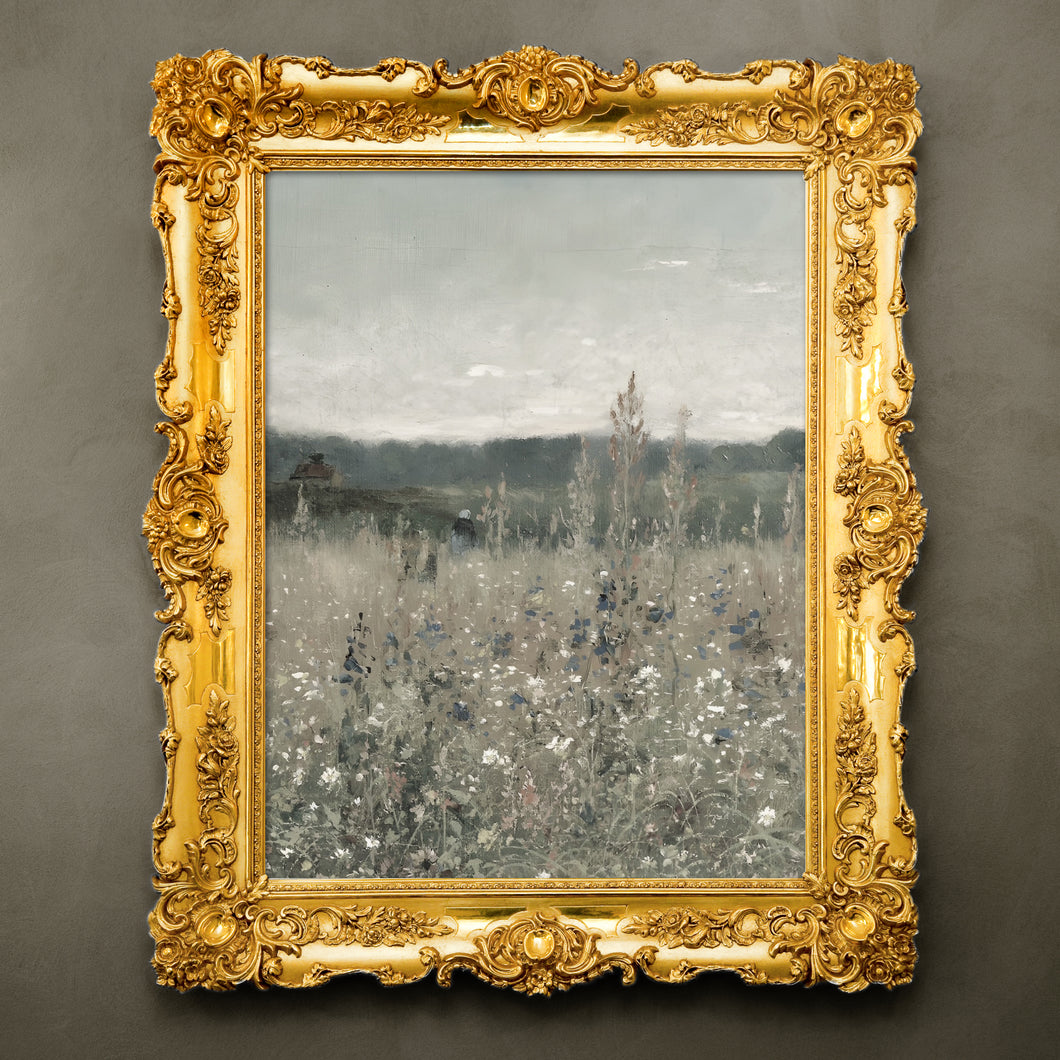 Field of Wildflowers, by Antoine Chintreuil, circa 1860