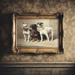Load image into Gallery viewer, Three Watchful Dogs, by Carl Reichert, circa 1918
