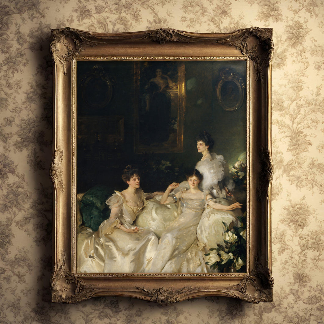 The Wyndham Sisters, by John Singer Sargent, circa 1899