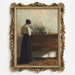 Load image into Gallery viewer, Wife Reading Book, by Carl Vilhelm Holsoe, circa 1863-1935
