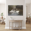 Load image into Gallery viewer, White Swans, by Jan Van Essen, circa 1908
