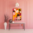 Load image into Gallery viewer, Vintage Abstract Flower Painting Wall Art Print
