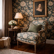 Load image into Gallery viewer, Oren Gardens Antique Floral Peel and Stick and Traditional Wallpaper
